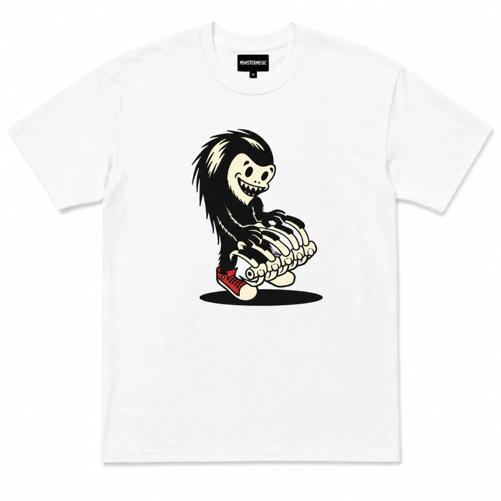 White T-Shirt Keyboard