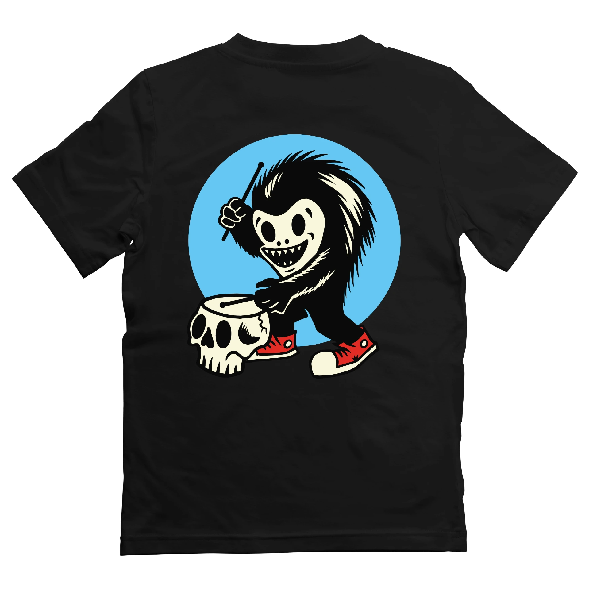 Black T-Shirt Drums (S)