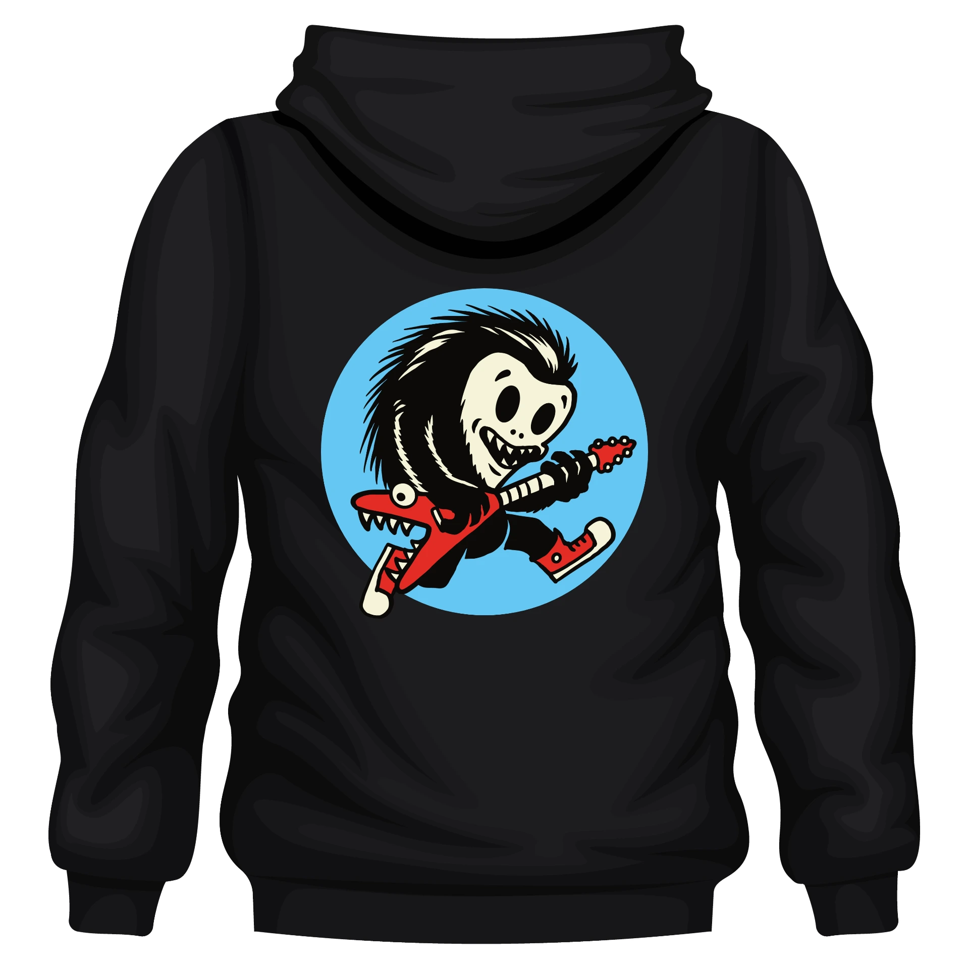 Black Hoodie Guitar (S)